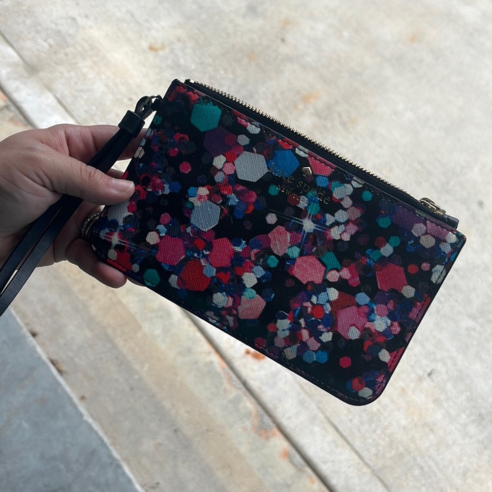 Multicolored Kate Spade Wristlet